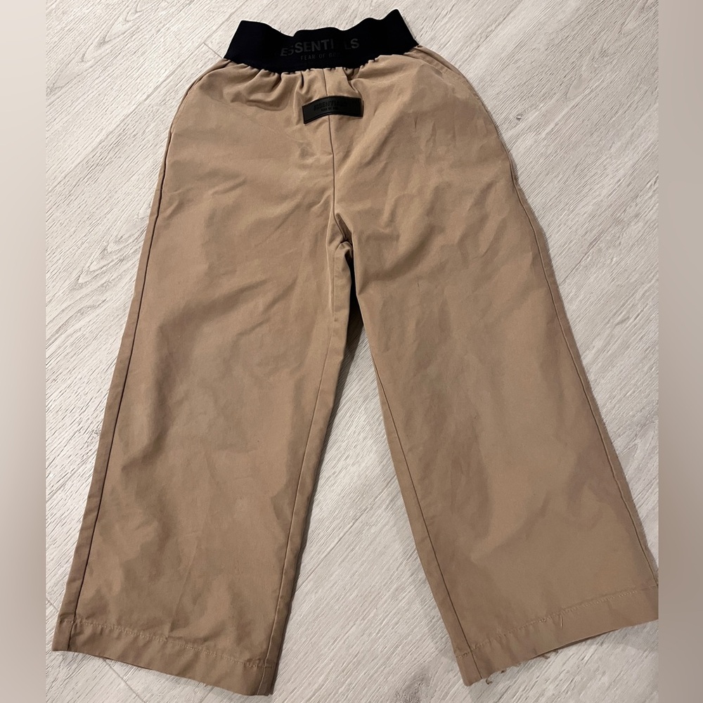 SOLD——Fear of god essentials kids relaxed trouser pants - xs (4-5)
